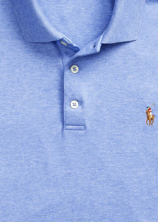 blød kongelyng Mænd Ralph Lauren blød poloshirt i bomuld Z426B1535