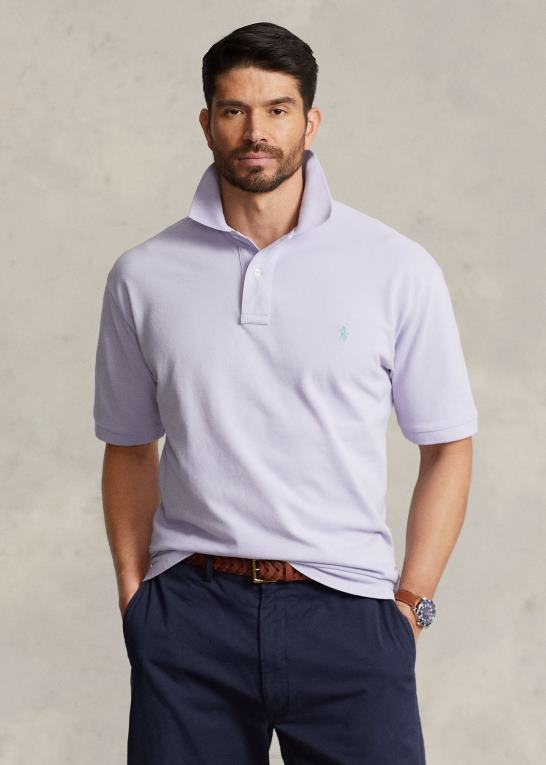 blomst lilla Mænd Ralph Lauren den ikoniske mesh poloshirt Z426B1828