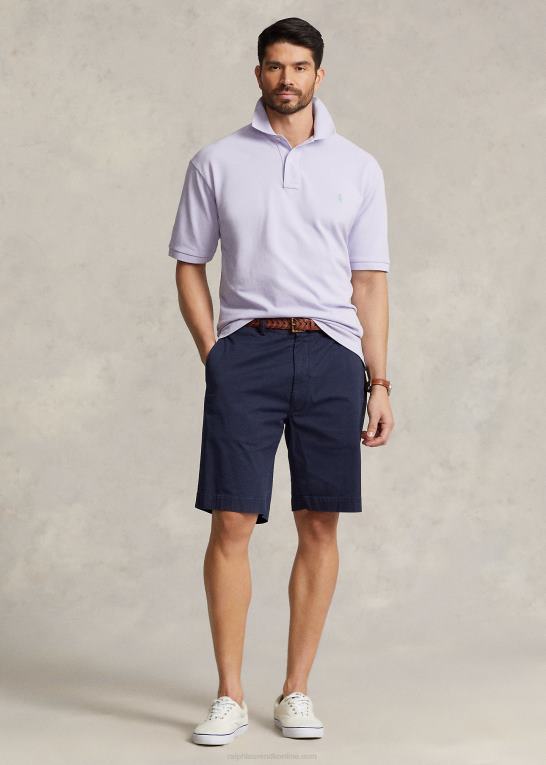 blomst lilla Mænd Ralph Lauren den ikoniske mesh poloshirt Z426B1828