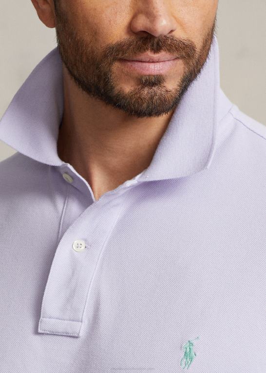 blomst lilla Mænd Ralph Lauren den ikoniske mesh poloshirt Z426B1828