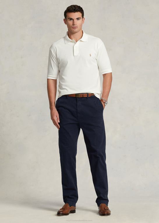dækvask hvid Mænd Ralph Lauren den ikoniske mesh poloshirt Z426B1825