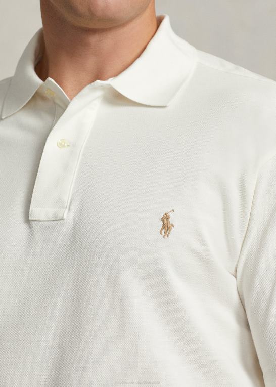 dækvask hvid Mænd Ralph Lauren den ikoniske mesh poloshirt Z426B1825