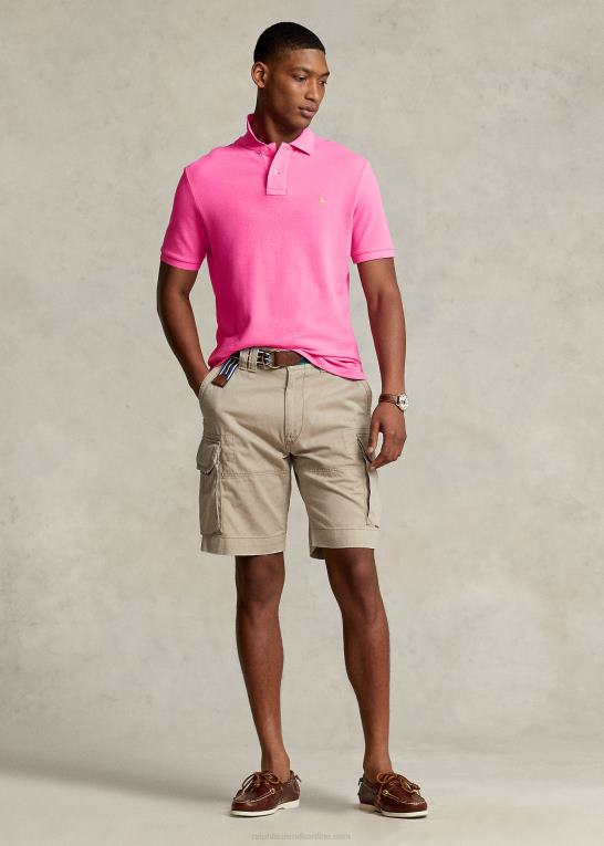 dalia pink Mænd Ralph Lauren slim fit mesh casual/working poloshirt Z426B45