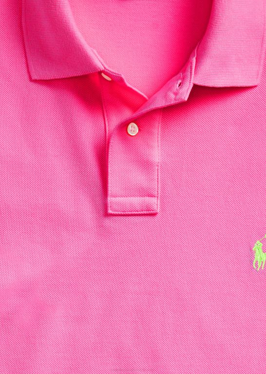 dalia pink Mænd Ralph Lauren slim fit mesh casual/working poloshirt Z426B45