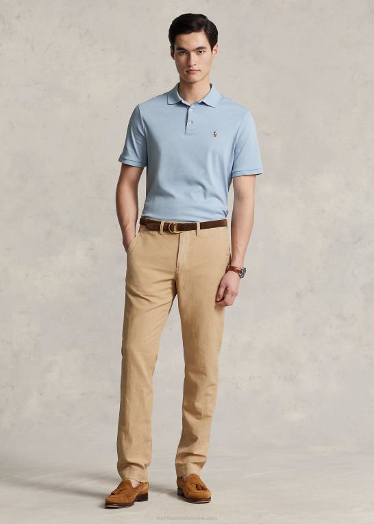 ejendom blå Mænd Ralph Lauren blød bomulds poloshirt - alle passer Z426B185