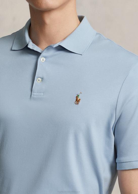 ejendom blå Mænd Ralph Lauren blød bomulds poloshirt - alle passer Z426B185