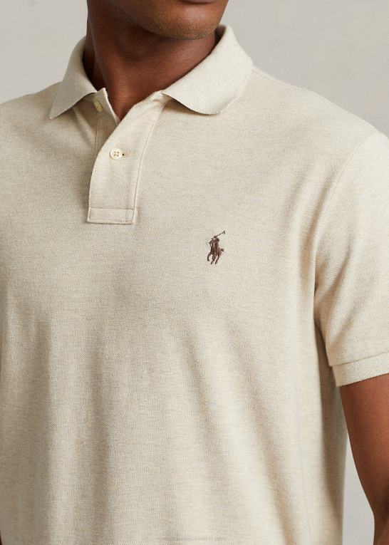 ekspedition klitlyng Mænd Ralph Lauren slim fit mesh poloshirt Z426B8363