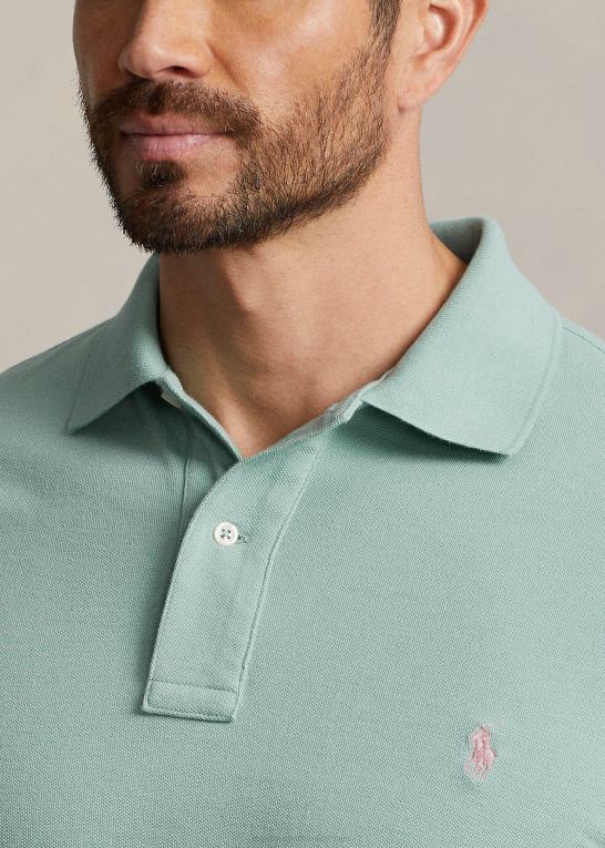 essex grøn Mænd Ralph Lauren den ikoniske mesh poloshirt Z426B1836