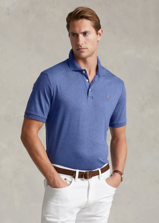 falmet kongelyng Mænd Ralph Lauren blød bomulds poloshirt - alle passer Z426B187