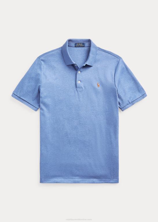 falmet kongelyng Mænd Ralph Lauren blød bomulds poloshirt - alle passer Z426B187