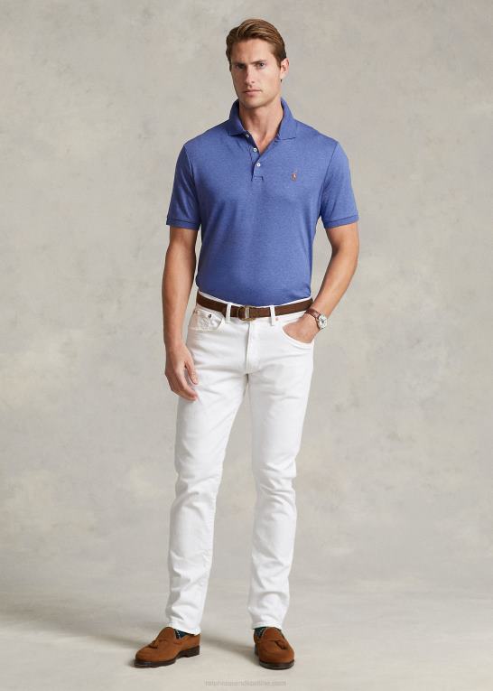 falmet kongelyng Mænd Ralph Lauren blød bomulds poloshirt - alle passer Z426B187