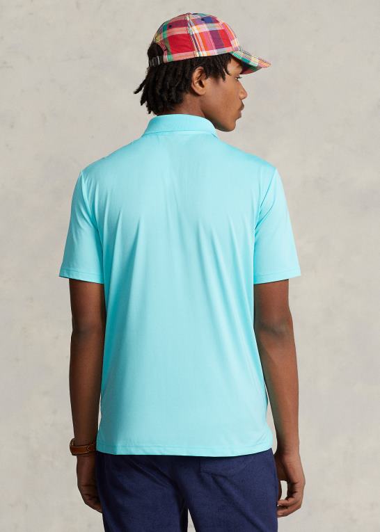 ferie blå Mænd Ralph Lauren klassisk pasform ydeevne poloshirt Z426B355