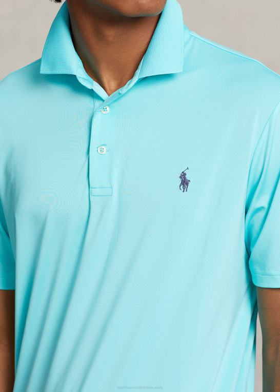 ferie blå Mænd Ralph Lauren klassisk pasform ydeevne poloshirt Z426B355