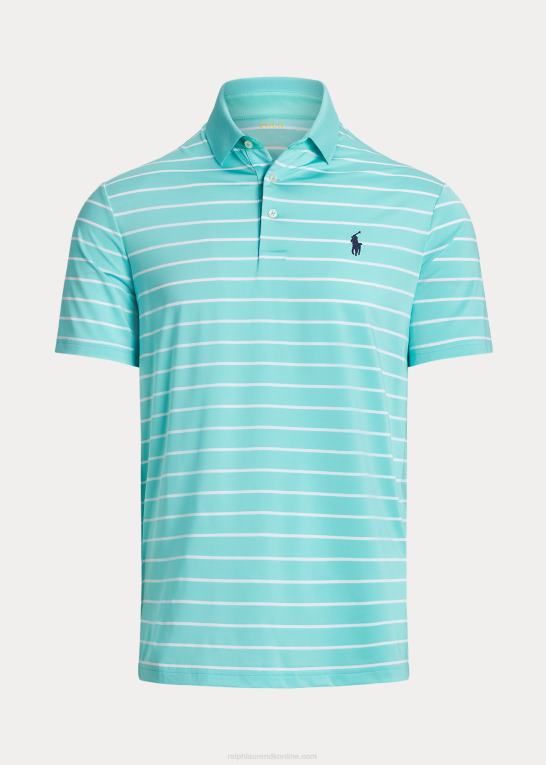 ferie blå/hvid Mænd Ralph Lauren klassisk pasform ydeevne poloshirt Z426B685