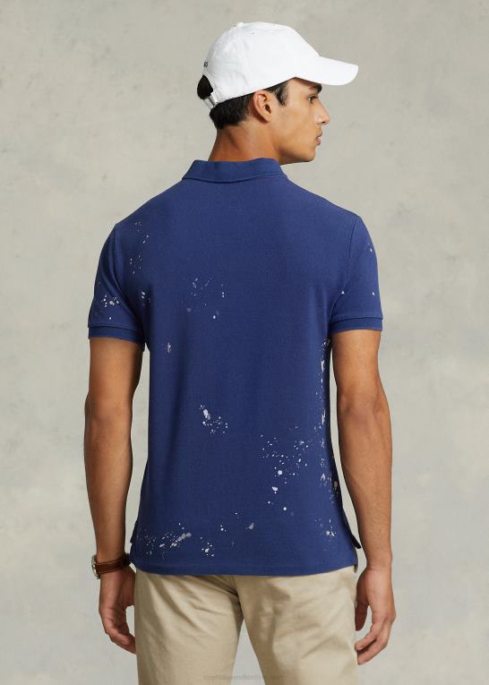 ferskvand Mænd Ralph Lauren klassisk pasform stor pony mesh poloshirt Z426B8628