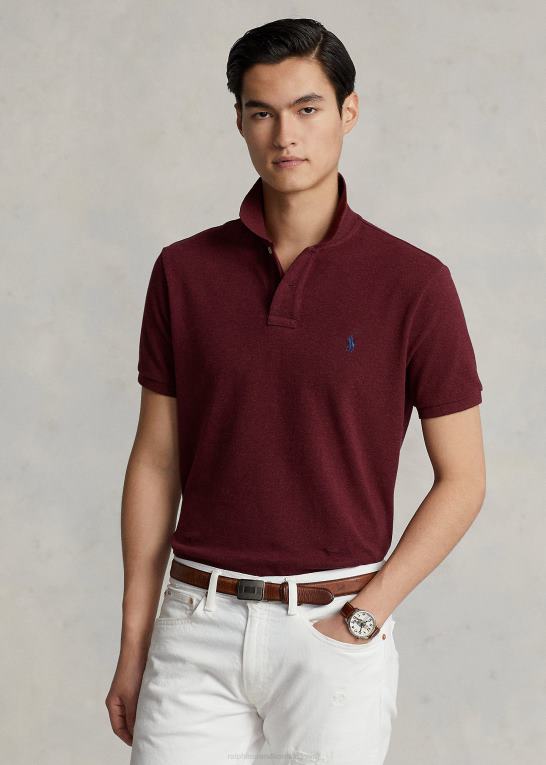 forårsvinslyng Mænd Ralph Lauren slim fit mesh poloshirt Z426B8556