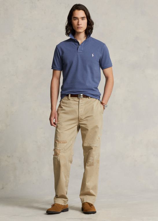 gammel kgl Mænd Ralph Lauren slim fit mesh casual/working poloshirt Z426B9