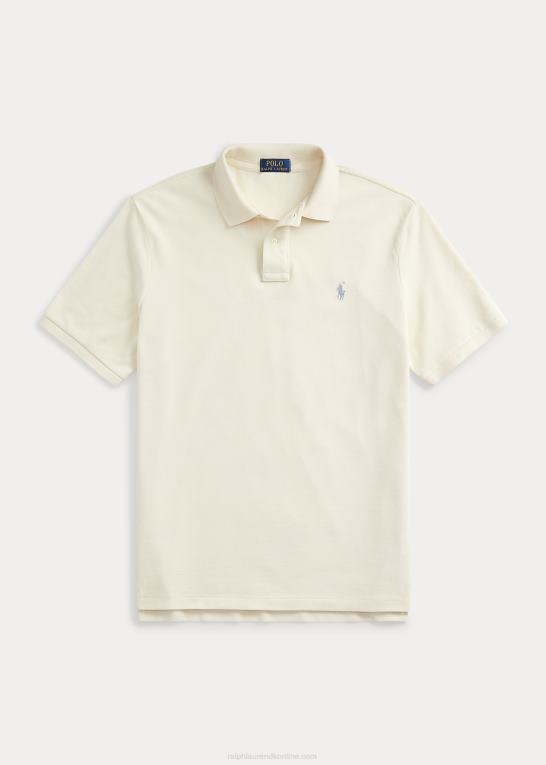 guide creme Mænd Ralph Lauren slim fit mesh casual/working poloshirt Z426B3