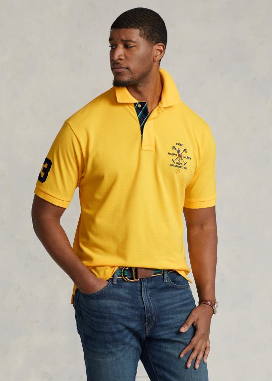 gulfinnet Mænd Ralph Lauren crest mesh poloshirt Z426B1603