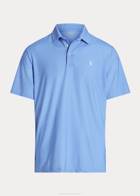 havneø blå Mænd Ralph Lauren klassisk pasform ydeevne poloshirt Z426B805
