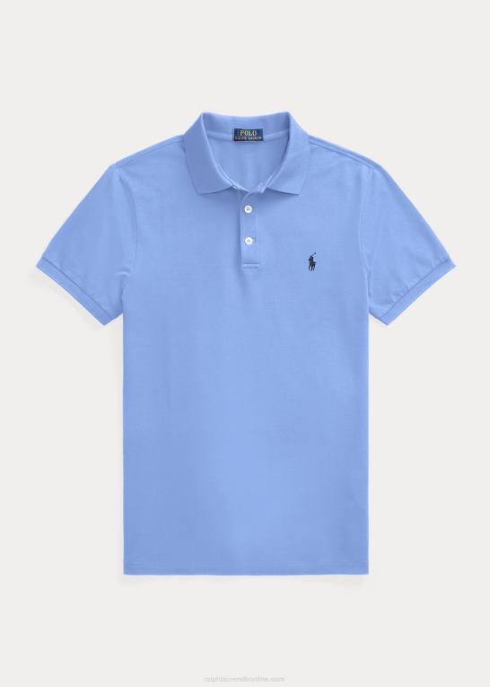 havneø blå/marine Mænd Ralph Lauren slim fit mesh mode poloshirt Z426B10