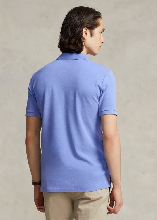 havneø blå/marine Mænd Ralph Lauren slim fit mesh mode poloshirt Z426B10