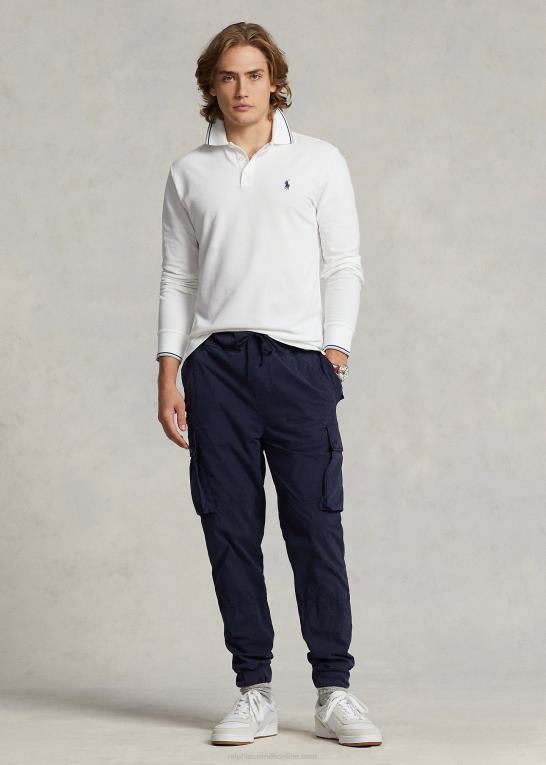 hvid Mænd Ralph Lauren brugerdefineret slim fit poloshirt i stretch mesh Z426B872