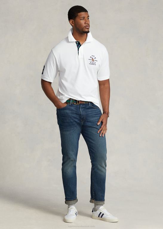 hvid Mænd Ralph Lauren crest mesh poloshirt Z426B1602