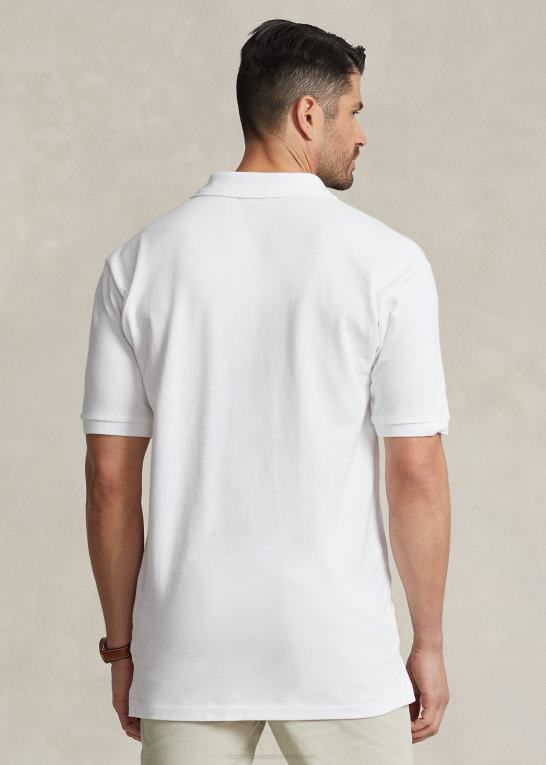 hvid Mænd Ralph Lauren den ikoniske mesh poloshirt Z426B1815