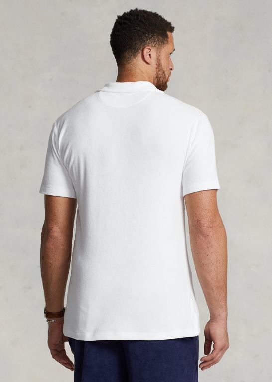hvid Mænd Ralph Lauren frotté poloshirt Z426B1474