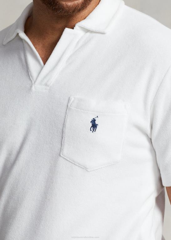 hvid Mænd Ralph Lauren frotté poloshirt Z426B1474