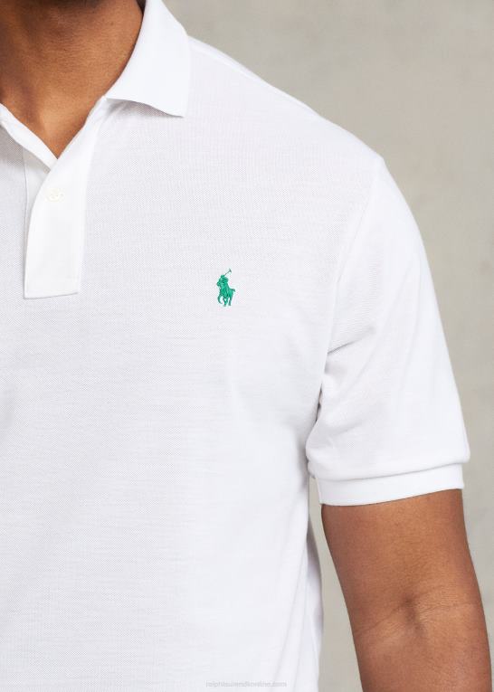 hvid Mænd Ralph Lauren jordpoloen Z426B1547