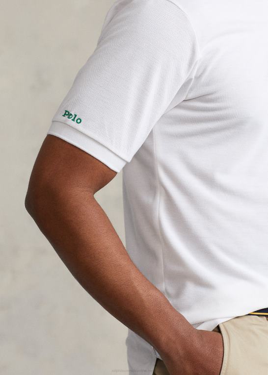 hvid Mænd Ralph Lauren jordpoloen Z426B1547