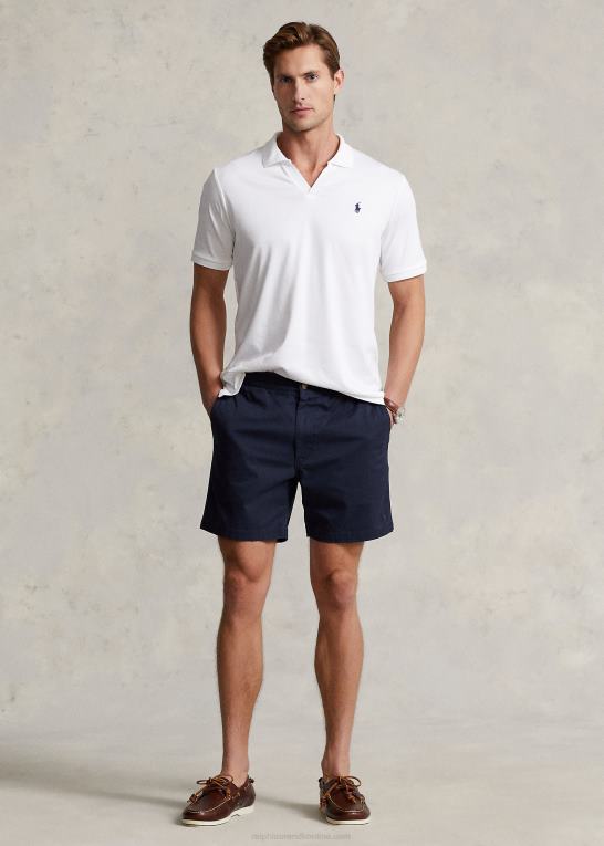 hvid Mænd Ralph Lauren klassisk pasform blød bomulds poloshirt Z426B8636