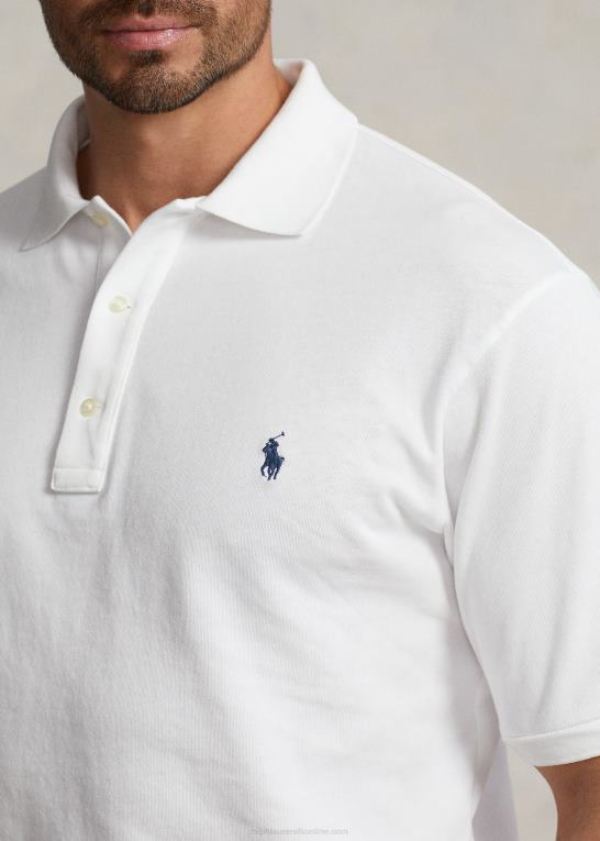 hvid Mænd Ralph Lauren spa frotté poloshirt Z426B1470