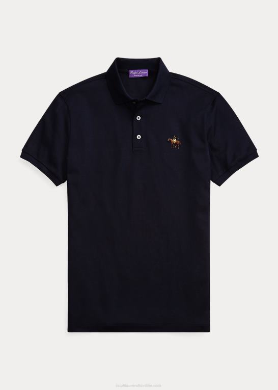 klassisk formand flåde Mænd Ralph Lauren brugerdefineret slim fit pique poloshirt Z426B60