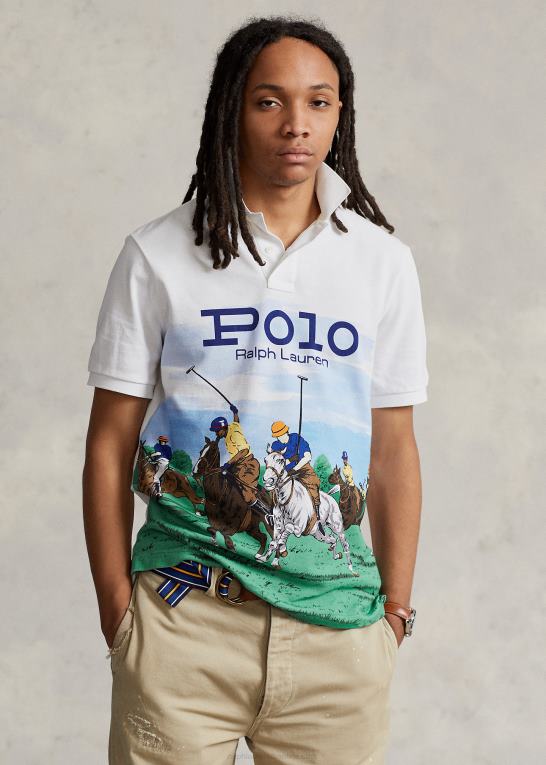 klub naturskønt Mænd Ralph Lauren klassisk pasform polo match poloshirt Z426B8606