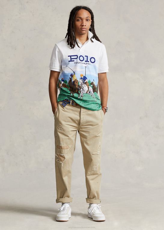 klub naturskønt Mænd Ralph Lauren klassisk pasform polo match poloshirt Z426B8606