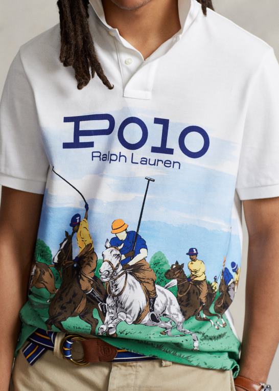 klub naturskønt Mænd Ralph Lauren klassisk pasform polo match poloshirt Z426B8606