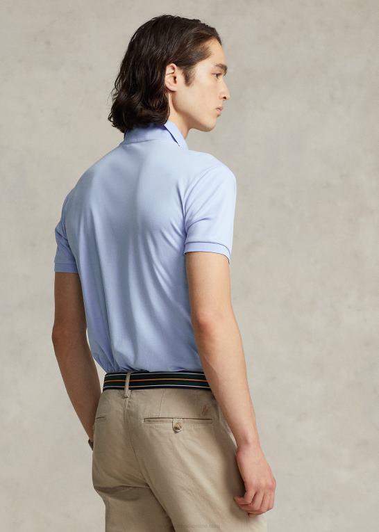 kontor blå Mænd Ralph Lauren blød bomulds poloshirt - alle passer Z426B184