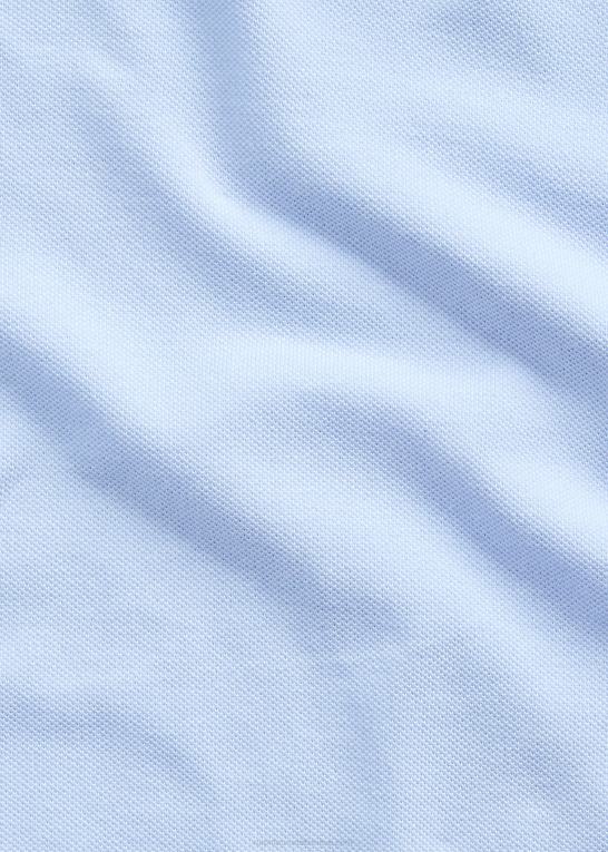 kontor blå Mænd Ralph Lauren slim fit mesh mode poloshirt Z426B13