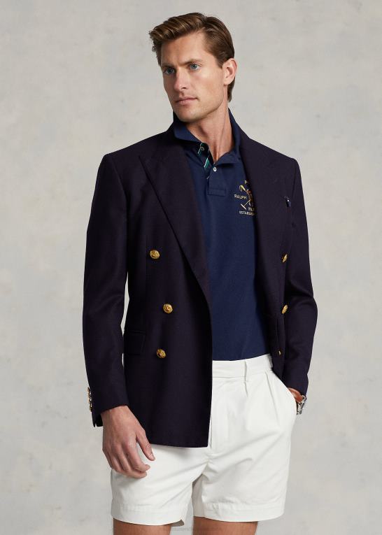krydstogtflåde Mænd Ralph Lauren klassisk pasform crest mesh poloshirt Z426B886