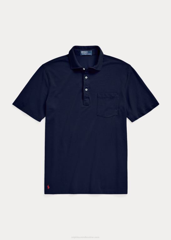 krydstogtflåde Mænd Ralph Lauren klassisk pasform fjervægt polo i mesh Z426B810
