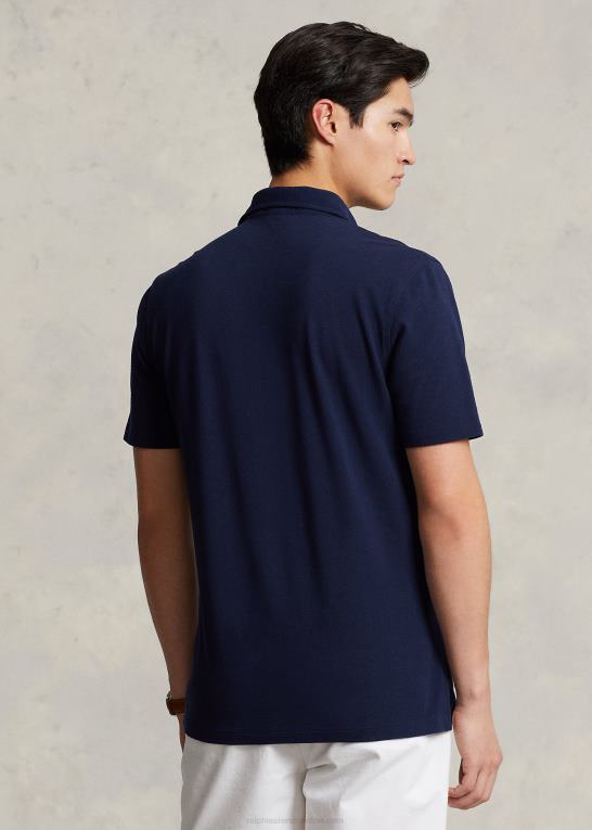 krydstogtflåde Mænd Ralph Lauren klassisk pasform fjervægt polo i mesh Z426B810