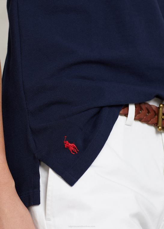 krydstogtflåde Mænd Ralph Lauren klassisk pasform fjervægt polo i mesh Z426B810