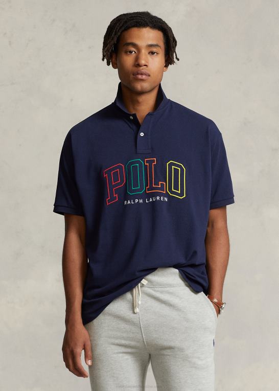 krydstogtflåde Mænd Ralph Lauren stor pasform logo mesh poloshirt Z426B707