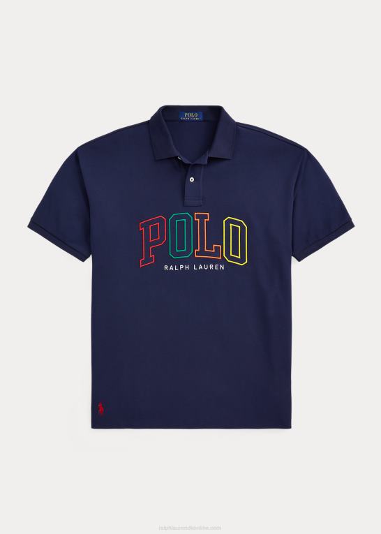 krydstogtflåde Mænd Ralph Lauren stor pasform logo mesh poloshirt Z426B707