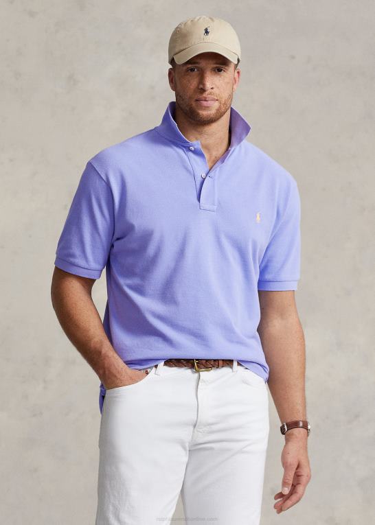 lafayette blå Mænd Ralph Lauren den ikoniske mesh poloshirt Z426B1830