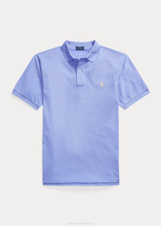 lafayette blå Mænd Ralph Lauren den ikoniske mesh poloshirt Z426B1830