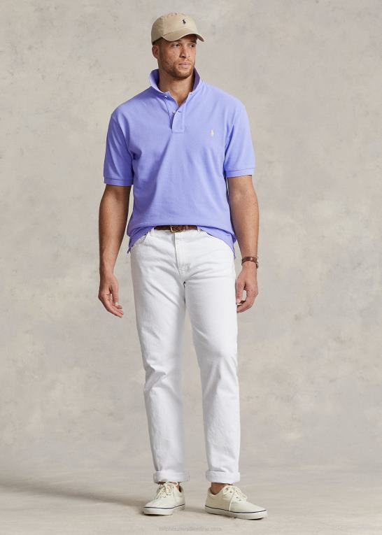 lafayette blå Mænd Ralph Lauren den ikoniske mesh poloshirt Z426B1830
